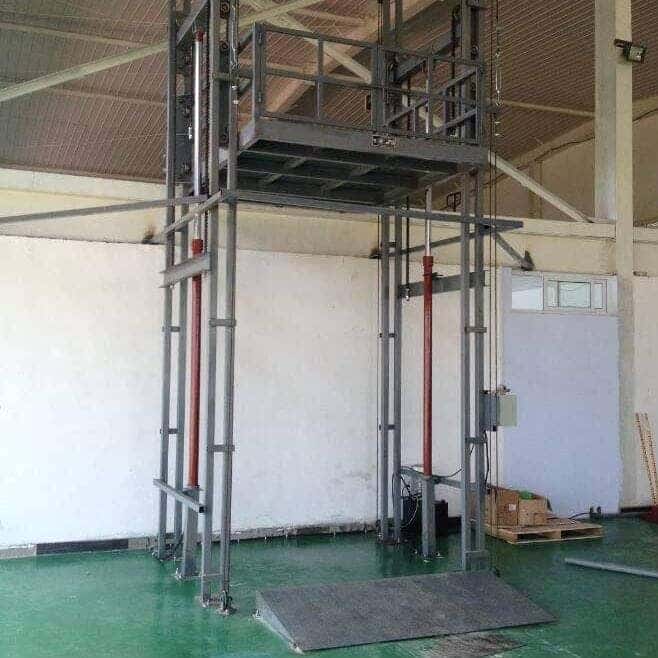导轨式升降生产平台