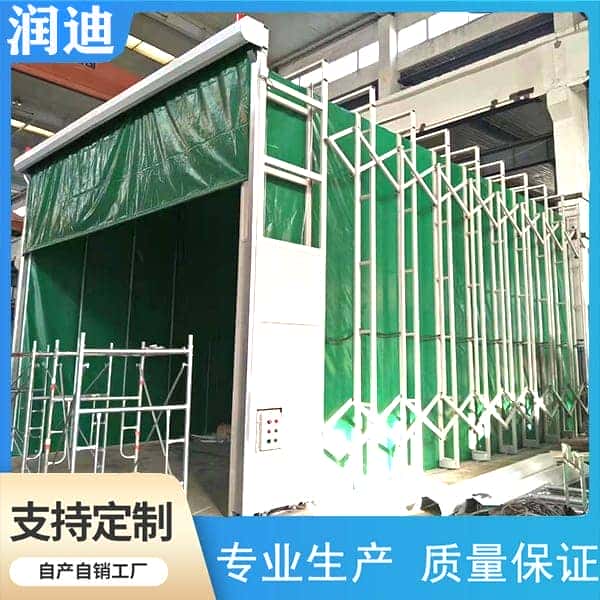 伸缩打磨房