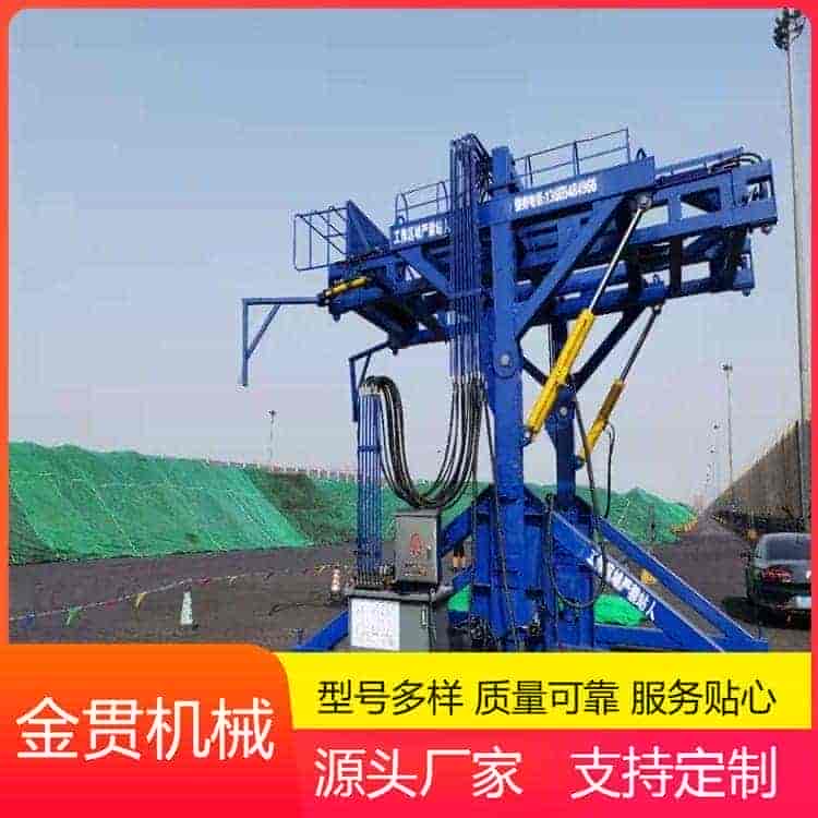 固定式集装箱翻转机